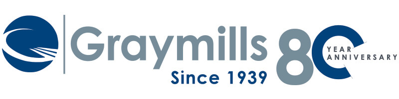 Graymills 80 Year Anniversary Logo